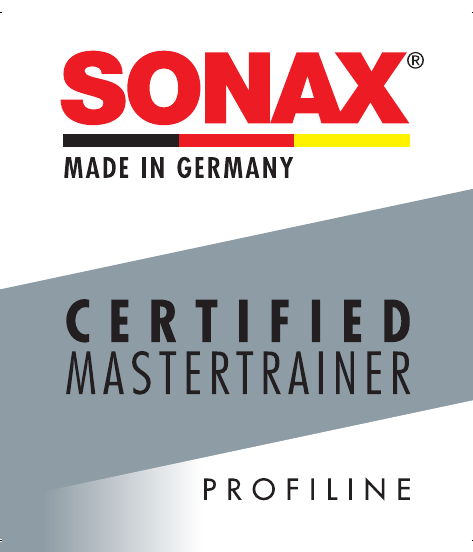 SONAX Certified Master Trainer